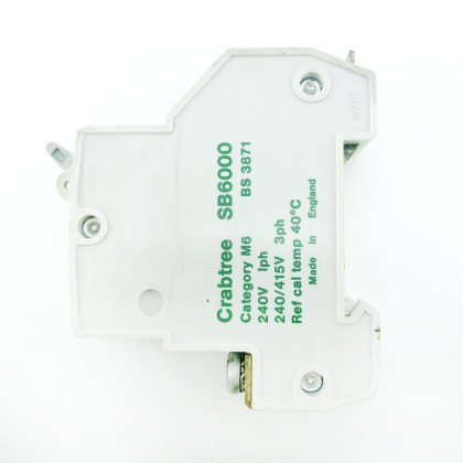 Crabtree SB6000 45A 45 Amp MCB Circuit Breaker Type 1